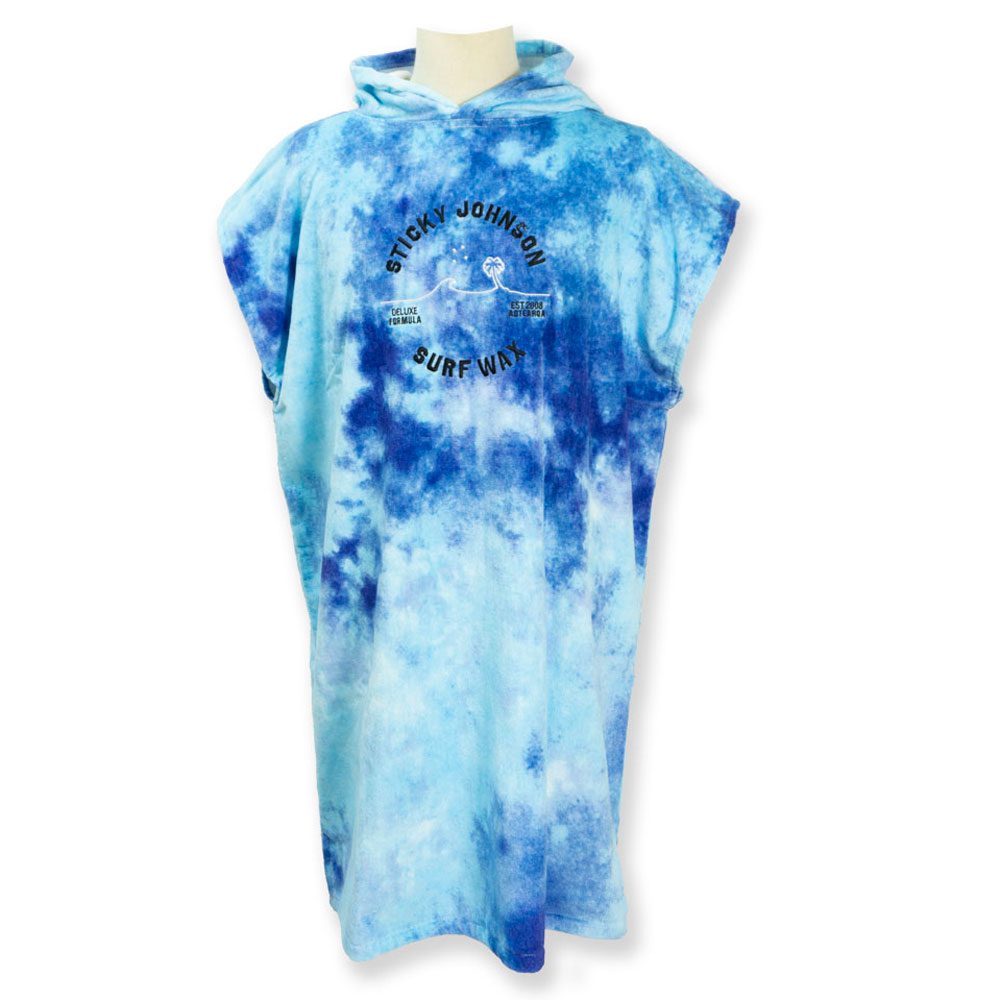 Hooded Towel Blue Tie Dye