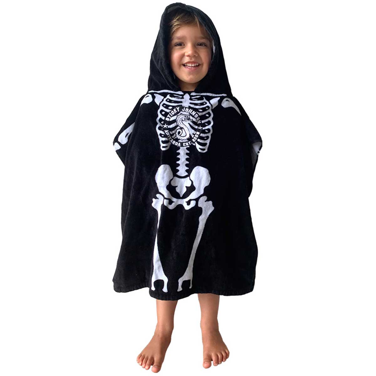 Hooded Towel Groms Skeleton