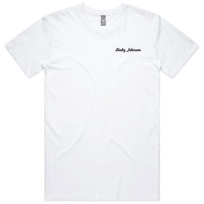 SJ Sticky Skull Tee - White