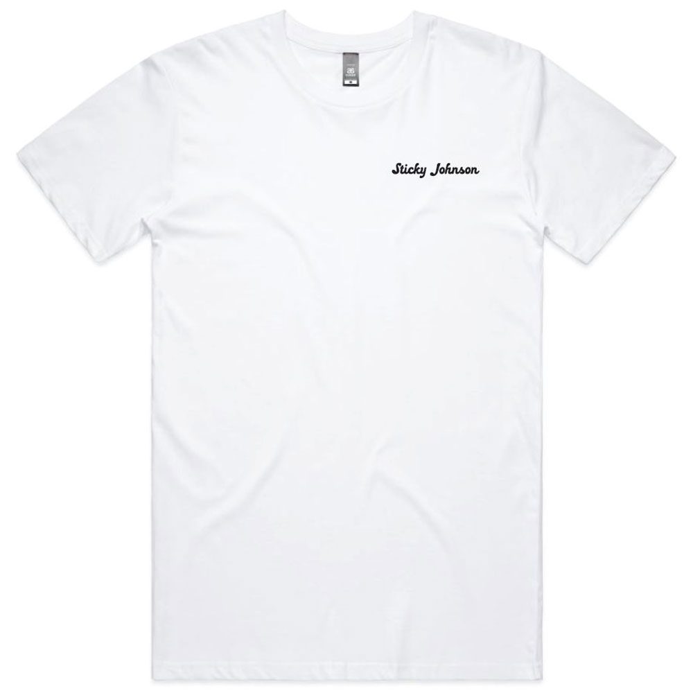 SJ Sticky Skull Tee – White