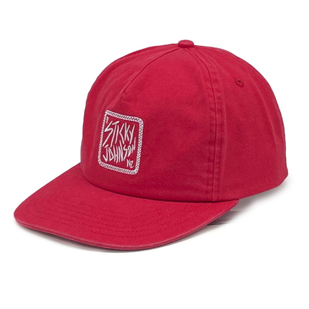 5 Panel Cap Red